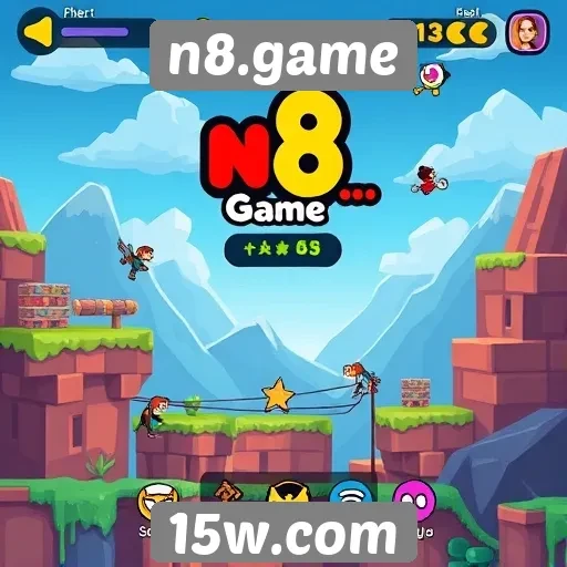 Interface do usuário do n8.game é intuitiva