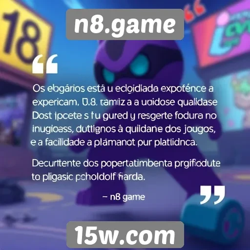 Feedback dos usuários sobre n8.game é positivo